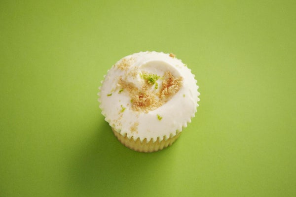 The making of our Key Lime Cupcake Daily Special